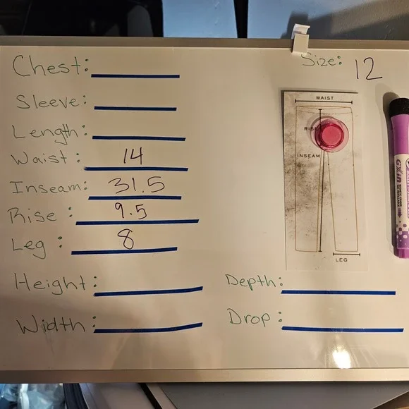 Christopher Blue Stretch Style Jeans Brown‎ Wash Denim Pants Casual Size 12 - Picture 8 of 8